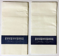 Mickey Mantle&#39;s Restaurant &amp; Sports Bar Dinner Napkins (Pair-2 / 4.25x9)  Unused - £19.89 GBP