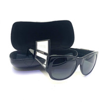 Vintage Chanel Sunglasses Black Hidden Mirrors Quilted Frame 5202 Italy - £1,177.93 GBP