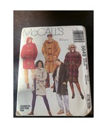 McCall&#39;s Misses Mens Boys Coat Sewing Pattern Sz Med 36 - 38 5649 = Uncut - £8.50 GBP