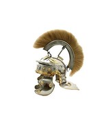 ROMAN CENTURION HELMET WITH WHITE PLUME - $148.49