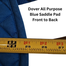 Dover All Purpose Blue English Saddle Pad USED image 6