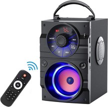 Portable Bluetooth Speakers with Subwoofer Wireless Speakers Outdoor/Indoor Big - £40.76 GBP