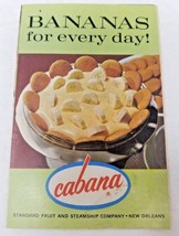 Advertising Booklet Cabana Bananas Everyday Standard Fruit and Steamship... - £14.88 GBP