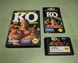 George Foreman&#39;s KO Boxing Sega Genesis Complete in Box - £6.66 GBP