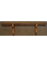 Beautiful Solid Oak Decorative Wall Shelf - Grapes &amp; Leaves Pattern - VG... - £155.15 GBP