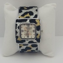 STRADA Ladies Animal Print Leopard Print Cuff Bracelet Watch - £31.45 GBP