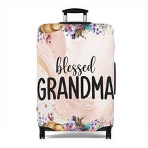 Luggage Cover, Floral, Blessed Grandma, awd-728 - £36.92 GBP+