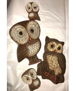 Vintage Owl MCM 1970s Home Interior HOMCO Birds Country Farm Cabin Rusti... - $681.42 MXN