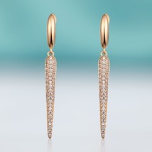 MAIKALE New Fashion Cute Zircon Stud Earrings for Women Cubic Zirconia Gold  Ear - £9.21 GBP
