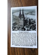 1950&#39;s Postcard Cologne Cathedral 17c - $9.89
