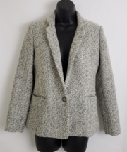 Women&#39;s Banana Republic Blazer Tweed One-Button Pockets Size 2P - £38.79 GBP