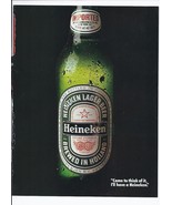 1984 Heineken Beer Print Ad Vintage 8.5&quot; x 11&quot; - £15.09 GBP