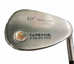 Knight Golf Scorpion Black-Bite High-Spin Sand Wedge 60* Stiff Steel 35.... - £14.58 GBP