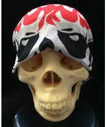 Halloween Gaiter SKELETON SKULL FLAMES FACE MASK Scarf Hat Seamless Band... - £3.78 GBP