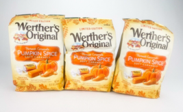 Werthers Pumpkin Spice Flavored Limited Edition Soft Caramels Lot BB6/2024 - £13.07 GBP