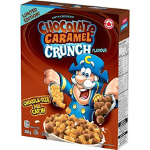 9 Boxes of Cap&#39;n Crunch Chocolate Caramel Cereal 350g Each - Limited Edi... - $53.22