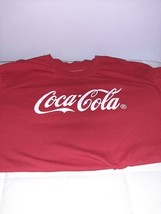 Coca Cola Logo Premium Quality T-Shirt Men&#39;s Size XLarge coke red white - $12.99