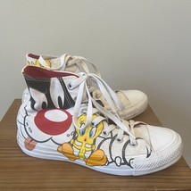 Looney Tunes Sylvester Tweety Chuck Taylor Converse Men 5 Women 7 SEE PICS - €40,84 EUR