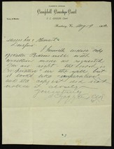 Antique Paper Document 1903 Campbell County Court Sc Goggin Autograph Perkins - £15.82 GBP