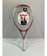 Wilson Junior US Open Tennis Racket, 3 5/8” Grip (Red/Blue) Ages 7-8 - €25,78 EUR
