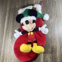 Disney Mickey Mouse Plush Christmas Holiday Stocking - £17.42 GBP
