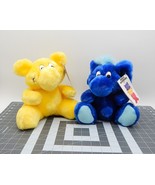 Kodak Kolorkins 10&quot; Plush 1991 Shutter &amp; Focus Stuffed Animals S/2 Blue ... - £15.43 GBP