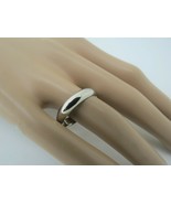 14k Mens Wedding Band Ring White Gold 6.34g Size 11.5 Marked 5mm Wide Ex... - $9,028.25 MXN