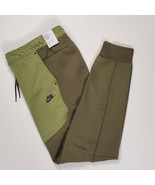 Nike Sportswear Tech Fleece Sz L-Tall Joggers Olive Alligator Green CU44... - £79.81 GBP