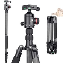 10 Layers Carbon Fiber Travel Tripod Monopod- Rt55C With 36Mm Panoramic ... - £202.17 GBP