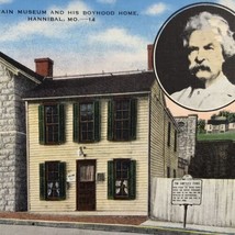 Mark Twain Museum Home Vintage Postcard Samuel Clemens - £7.81 GBP
