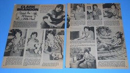 Clark Brandon 16 Magazine Photo Clipping Vintage 1978 - £15.14 GBP