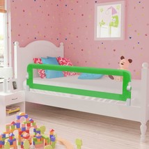 Toddler Safety Bed Rail 2 pcs Green 150x42 cm - £35.57 GBP