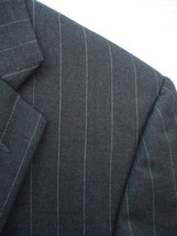 Hickey Freeman Loro Piana Tasmanian Super 130s Madison J104 Pinstripe Suit Sz 40 - £56.49 GBP