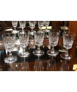 Set of 5 Edinburgh Crystal Appin Cut 3.75” Sherry / Cordial Stem Glasses... - £35.38 GBP