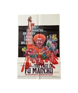 Il Volto Di Fu Manchu Poster Del Film Originale UK Quad. Christopher Lee - $556.27