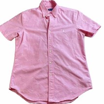 Ralph Lauren Top S/P Women&#39;s Short Sleeve Pink Small Petite Logo Pony Ha... - £10.89 GBP