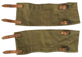 German Reproduction Heer Waffens Wehrmacht Field Dark Grey Canvas Gaiters- Pair - £22.44 GBP