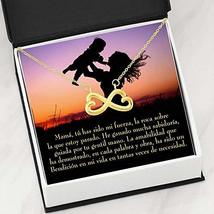 Express Your Love Gifts Mother Necklace Message to Mom Spanish Keepsake Card Gif - £27.36 GBP
