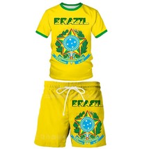 2-piece Set zil Flag T shirt Shorts Men Women 2022 Summer zil 3d Set Trauit Shor - £101.76 GBP