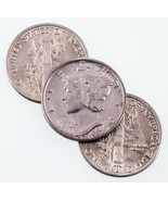 Plein De 3 Mercury Dimes ( 1939 P, D, ET S) En Choix Bu État, Complet Lu... - €47,42 EUR