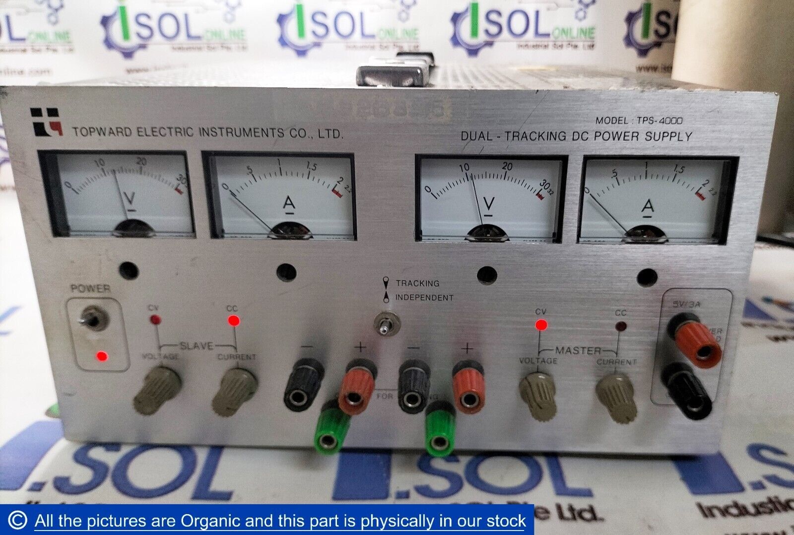 Topward Electric Instruments TPS-4000 Dual Tracking Analog DC Power Supply - $320.00
