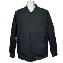 vince camuto black removable sleeve Puffer jacket vest Size XXL - £50.61 GBP
