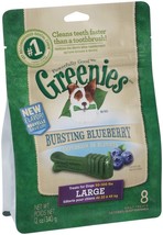Greenies Dog Dental Treats Large Blueberry 1ea/12 oz, 8 ct - £26.86 GBP