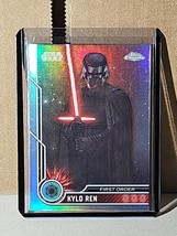 2023 Topps Chrome Star Wars #71 Kylo Ren SILVER REFRACTOR First Order - $4.94