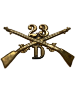 SPANAM, U.S. ARMY, 23rd INFANTRY REGIMENT, D COMPANY, ENLISTED, CAP DEVICE - €25,58 EUR