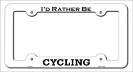 Cycling Novelty Metal License Plate Frame LPF-077 - $353.59 MXN