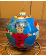 Vtg 2001 LI BIEN Christmas Ornament Pier 1 Imports Children Around The W... - $14.49