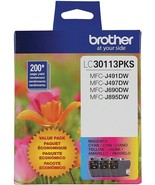 Brother Genuine LC30113PKS 3-Pack Standard Yield Color Ink Cartridges, Page - £29.88 GBP