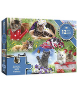Cats Piecing Together 12 Xxl Piece Jigsaw Puzzle - £16.01 GBP