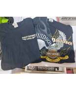 Lot of 3 Vintage Harley Davidson T-Shirts Shirt Fruit of the Loom Gildan... - $68.60 CAD